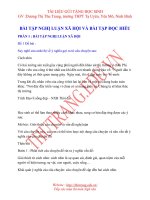 Ôn thi văn THPT 2017  Bài tập NLXH và đọc hiểu.