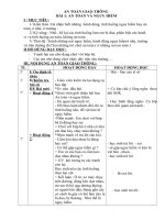 Giáo án an toàn giao thông lớp 1