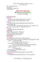 Giáo án mầm non đề tài những chú gà dễ thương 