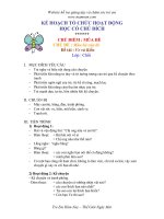 Giáo án mầm non đề tài  ve và kiến 