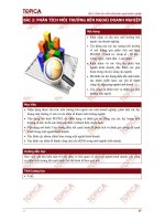 Bài 2: Phân tích môi trường bên ngoài doanh nghiệp