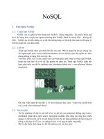 No SQL Cơ sở dữ liệu không quan hệ