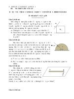 BỘ đề THI và đáp án đề SUẤT môn vật lý kì THI HSG KHU vực lớp 10 của các trường chuyên- 123 page