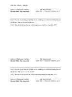 ĐỀ THI THAM KHẢO Ô TÔ VÀ MÁY CÔNG TRÌNH