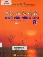 Học và ôn luyện ngữ văn nâng cao 9 trung học cơ sở (tập 1) phần 1 