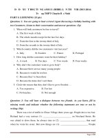 BỘ đề và đáp án môn TIẾNG ANH lớp 11 kì THI HSG cấp KHU vực TUYỂN CHỌN của các TRƯỜNG CHUYÊN TRONG cả nước - gần 500 page