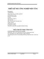 Thuyết minh đồ án thép nhà công nghiệp