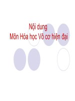 Hóa học Vô cơ hiện đại