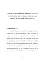 Tích hợp liên môn của bộ môn vật lý và môn tin học 