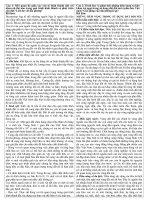 ĐỀ CƯƠNG đất trồng trọt