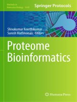Methods in molecular biology vol 1549 proteome bioinformatics