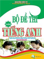 Tuyển tập bộ đề thi môn tiếng anh (có đáp án)