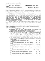 ĐỀ THI THAM KHẢO CUỐI KÌ MÔN Ô TÔ MÁY KÉO