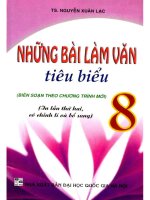 Những bài làm văn tiêu biểu 8 (in lần thứ hai có chỉnh lí và bổ sung) phần 1 