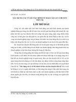 Xây dựng các tỷ số tài chính từ báo cáo lưu chuyển tiền tệ