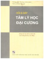 Hỏi  đáp môn tâm lý học đại cương