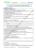 Trắc nghiệm vật lý phần dao động cơ học (có đáp án)