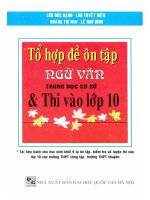 Tổ hợp đề ôn tập ngữ văn trung học cơ sở  thi vào lớp 10 phần 1 