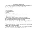 Bài tập tình huống QTKD