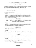 Tài liệu quý trong việc ôn thi học sinh giỏi Tiếng Anh 11 phần ngữ pháp