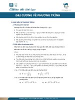 T 10d 07 daicuongvephuongtrinh tom tat  bai hoc 