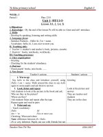 GIAO AN TIENG ANH LOP 3 Moi - Chinh sua