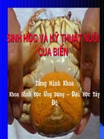 sinh hoc va nuoi cua bien 