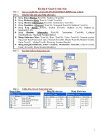 Bai tap quan ly sinh vien SQL