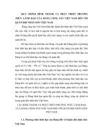 TÀI LIỆU THAM KHẢO   quá trình hình thành và phát triển phương thức lãnh đạo của đảng cộng sản việt nam với quân đội nhân dân việt nam