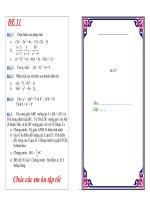 de kiem tra hoc ki 1 toan 8