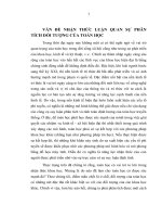 TÀI LIỆU THAM KHẢO - VẤN đề NHẬN THỨC LUẬN QUA sự PHÂN TÍCH đối TƯỢNG của TOÁN học