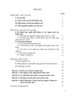 SKKN sáng kiến kinh ngiệm xây dựng vườn cây thuốc nam phục vụ công tác dạy học nghề làm vườn ở trường THPT triệu sơn 2 