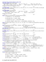 Chuyên đề oxi hóa khử ôn thi đại học