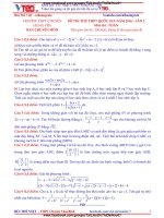 Thi thử THPT chuyên hưng yên lần 1 2016 