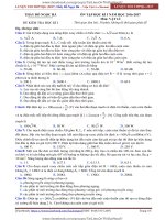 De kiem tra hoc ki I mon ly lop 12+DA thay do ngoc ha