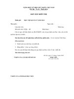 mẫu đơn xin miễn học miễn thi