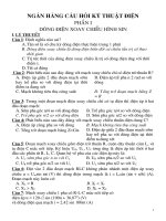 NGÂN HÀNG câu hỏi kỹ THUẬT điện