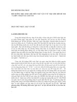 Đổi mới phương pháp bồi dưỡng HSG môn ngữ văn 9 từ việc đổi mới đề thi và rèn thao tác làm văn