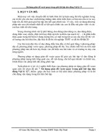 SKKN  sáng kiến kinh nghiệm sử dụng giản đồ vectơ quay trong giải bài tập dao động vật lý 12 