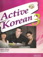 Active korean 3 ( khẩu ngữ tiếng hàn quốc)