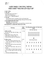 Giáo án thuể dục lớp 3 đầy đủ chi tiết cả năm