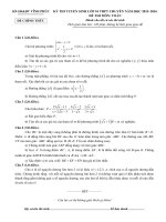 BỘ đề THI HSG CHUYÊN TOÁN THI vào lớp 10   VĨNH PHÚC 2016