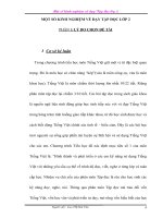 SKKN  sáng kiến kinh nghiệm một số KINH NGHIỆM về DẠY tập đọc lớp 2 