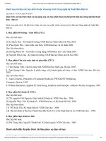 Danh mục tài liệu các học phần thuộc chương trình công nghệ kỹ thuật điện điện tử 