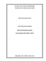 Một số phương thức làm mạnh bất đẳng thức 