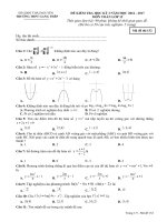 de thi hoc ky 1 mon toán 12