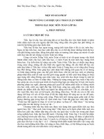 SKKN sáng kiến kinh nghiệm một số giải pháp nhằm nâng cao hiệu quả thảo luận nhóm trong dạy học môn toán lớp 3   bùi thị giao thủy 