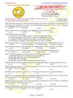 Thi thử beeclass lần 05 (đề và đáp án) 