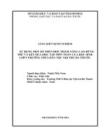 SKKN  sáng kiến kinh nghiệm sử dụng một số trò chơi nhằm nâng cao hứng thú và kết quả học tập môn toán của học sinh lớp 9 trường THCS dân tộc nội trú bá thước 