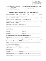 Mẫu số 13/KTTT: Biên bản trả lại tiền, đồ vật, giấy phép bị tạm giữ